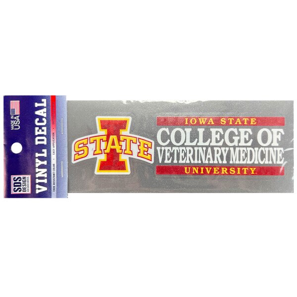I-State College of Veterinary Medicine Vinyl Decal (6"X2")